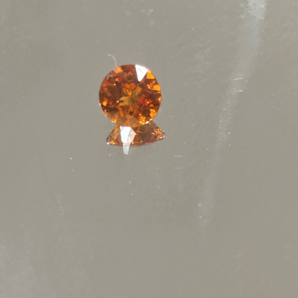Round spessarite garnet Gemstone